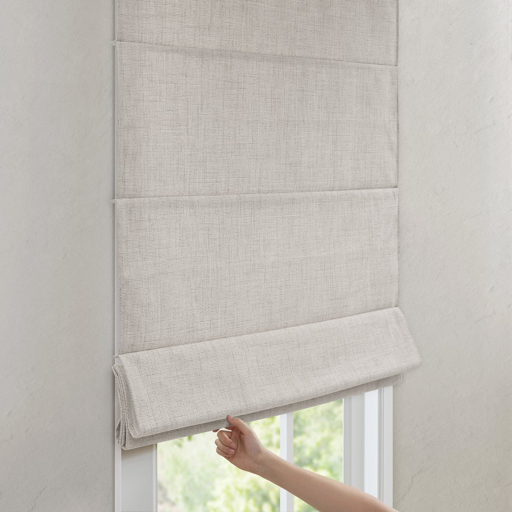 Mira Cordless Roman Shade. Picture 5