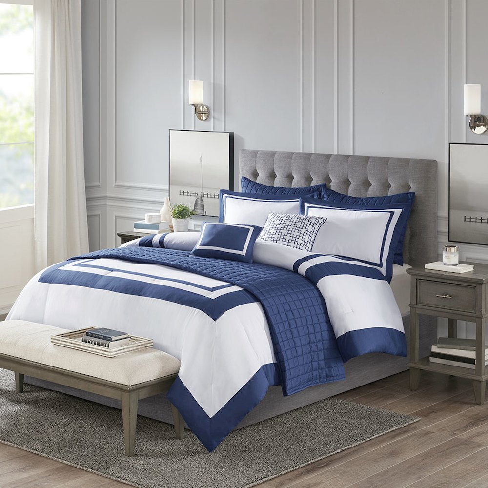 8 Piece Comforter and Quilt Set Collection. Picture 4