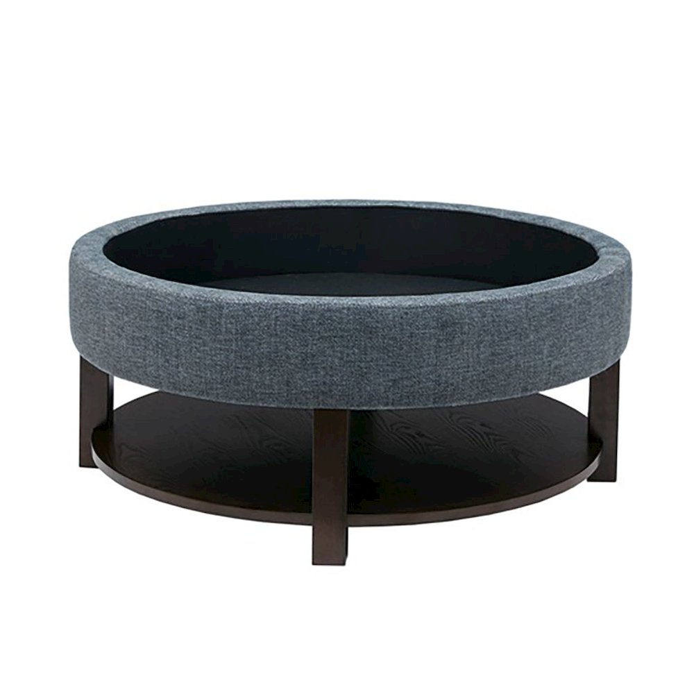 Round Storage Ottoman. Picture 5