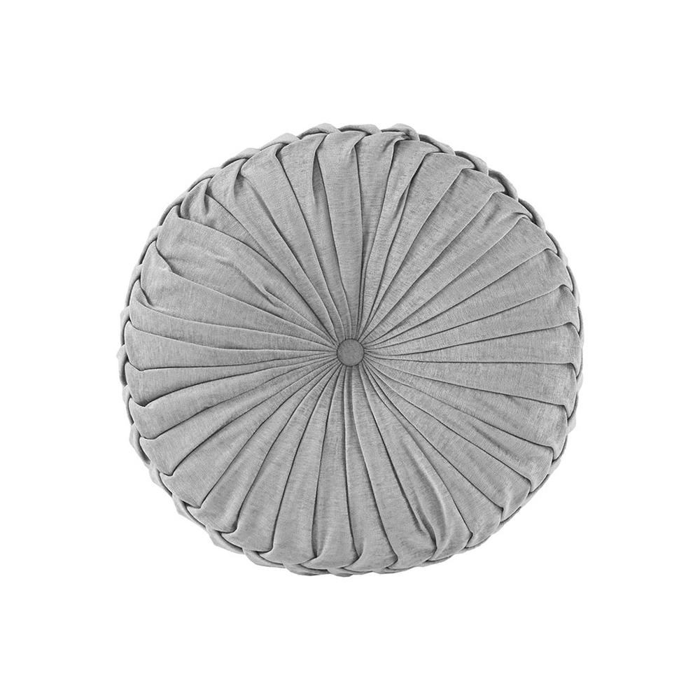 Poly Chenille Round Floor Pillow Cushion. Picture 5