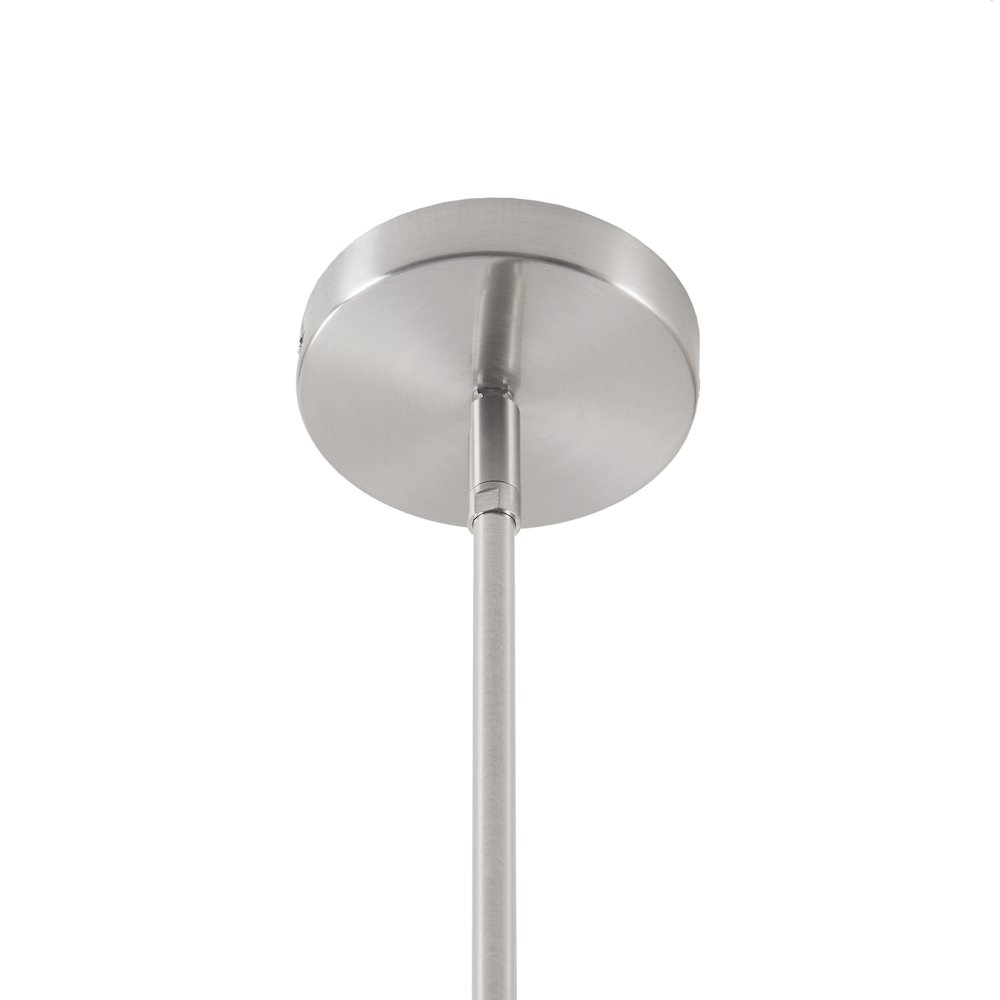 Metal Pendant with Drum Shade. Picture 2