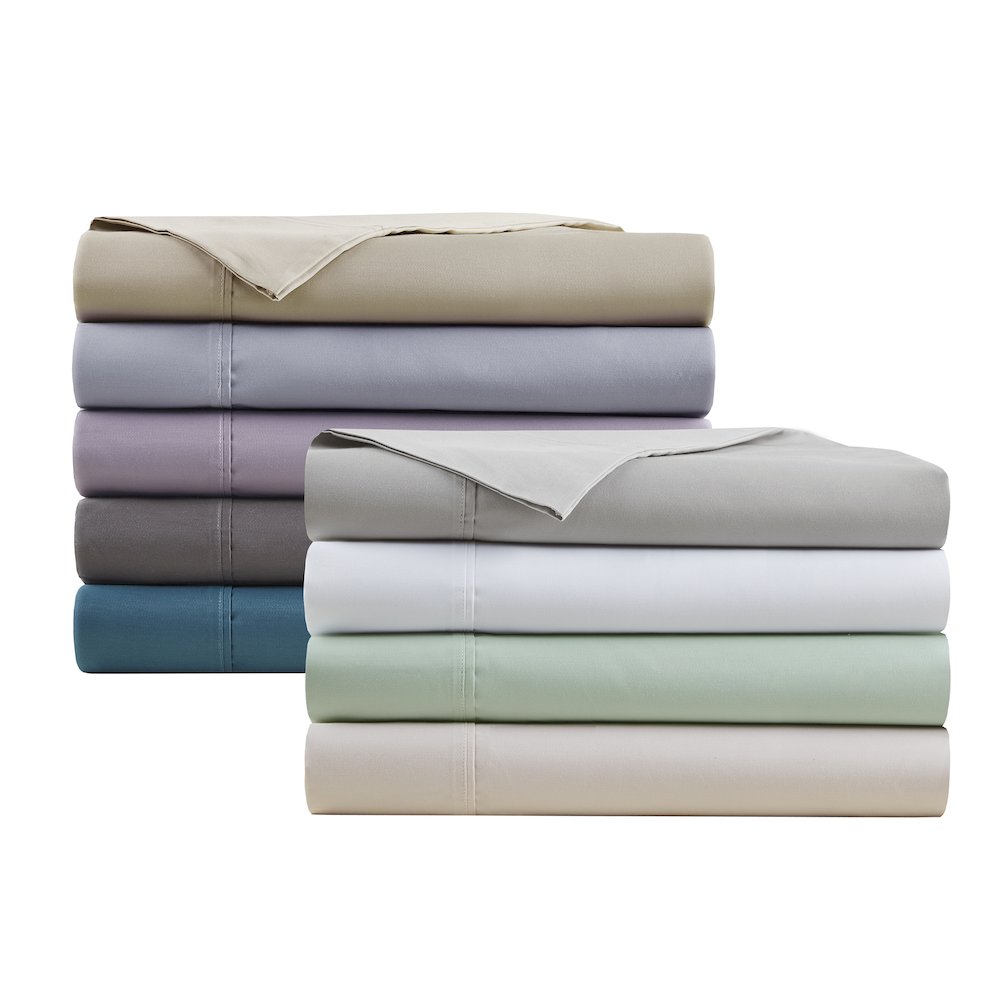 600 Thread Count Cooling Cotton Blend 4 PC Sheet Set. Picture 2