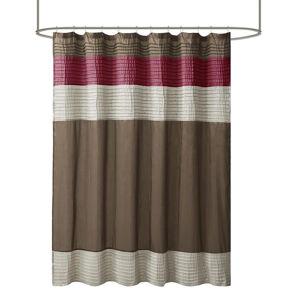 Faux Silk Shower Curtain. Picture 3