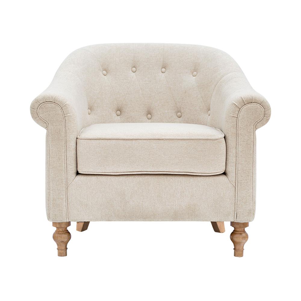 Tufted Accent Arm Chair. Picture 1