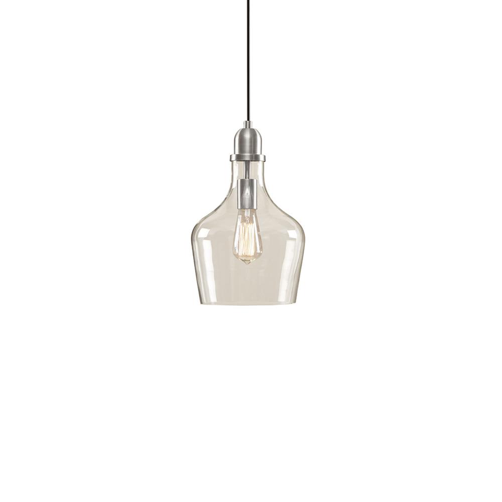 Bell Shaped Glass Pendant. Picture 1