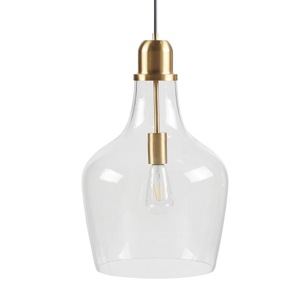 Bell Shaped Glass Pendant. Picture 1