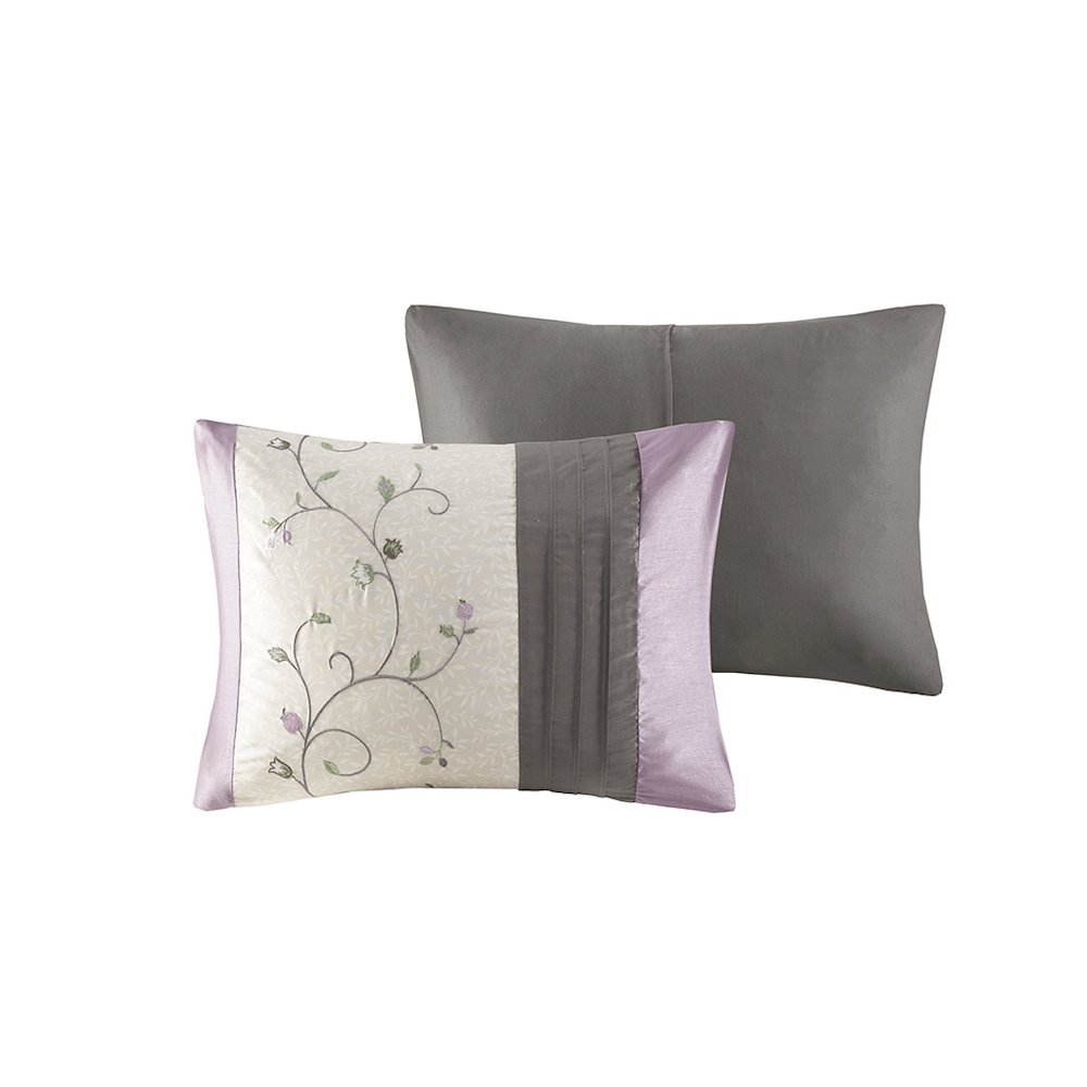 Embroidered 7 Piece Comforter Set. Picture 3