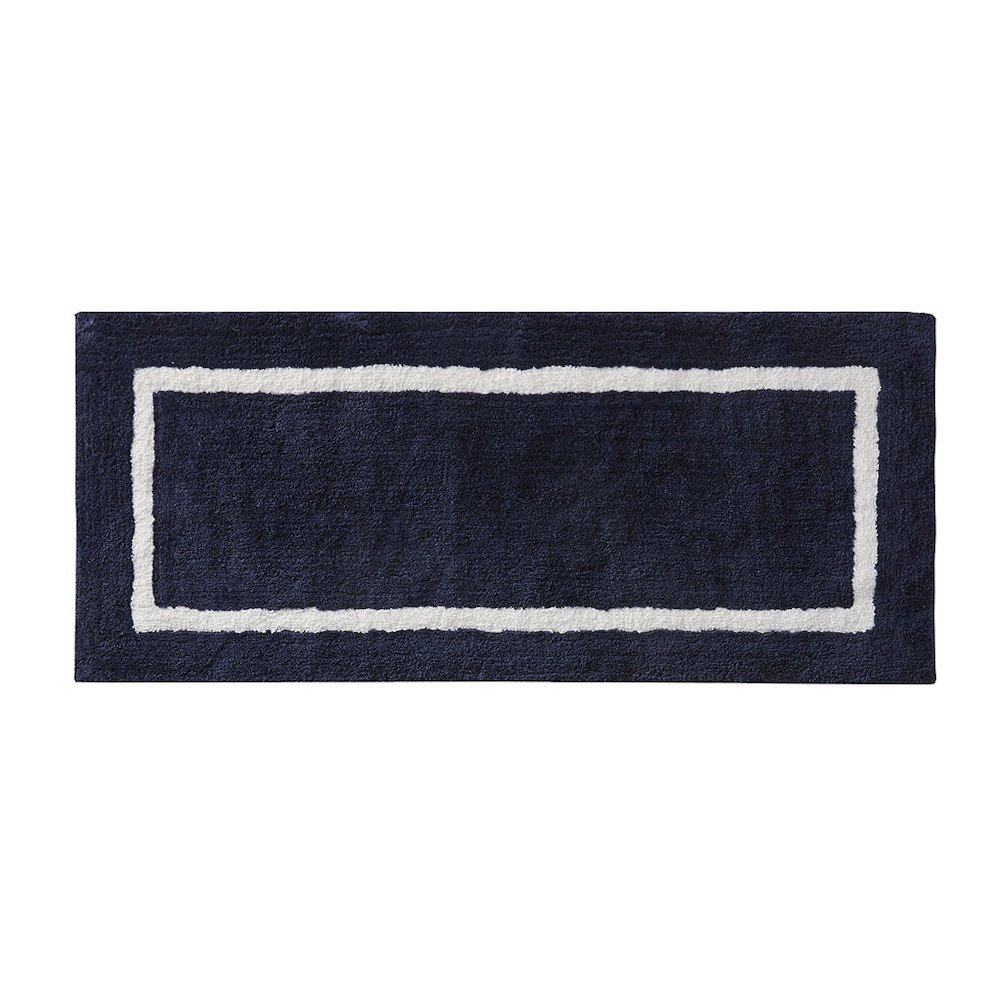 Reversible High Pile Tufted Microfiber Bath Rug. Picture 1