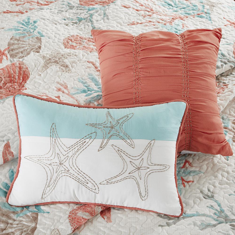 Vibrant Coastal Reversible 6pcs Sateen Coverlet Set, Belen Kox. Picture 2