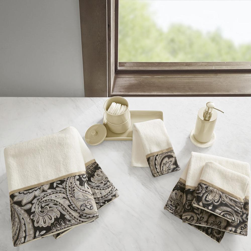 6 Piece Jacquard Towel Set. Picture 3