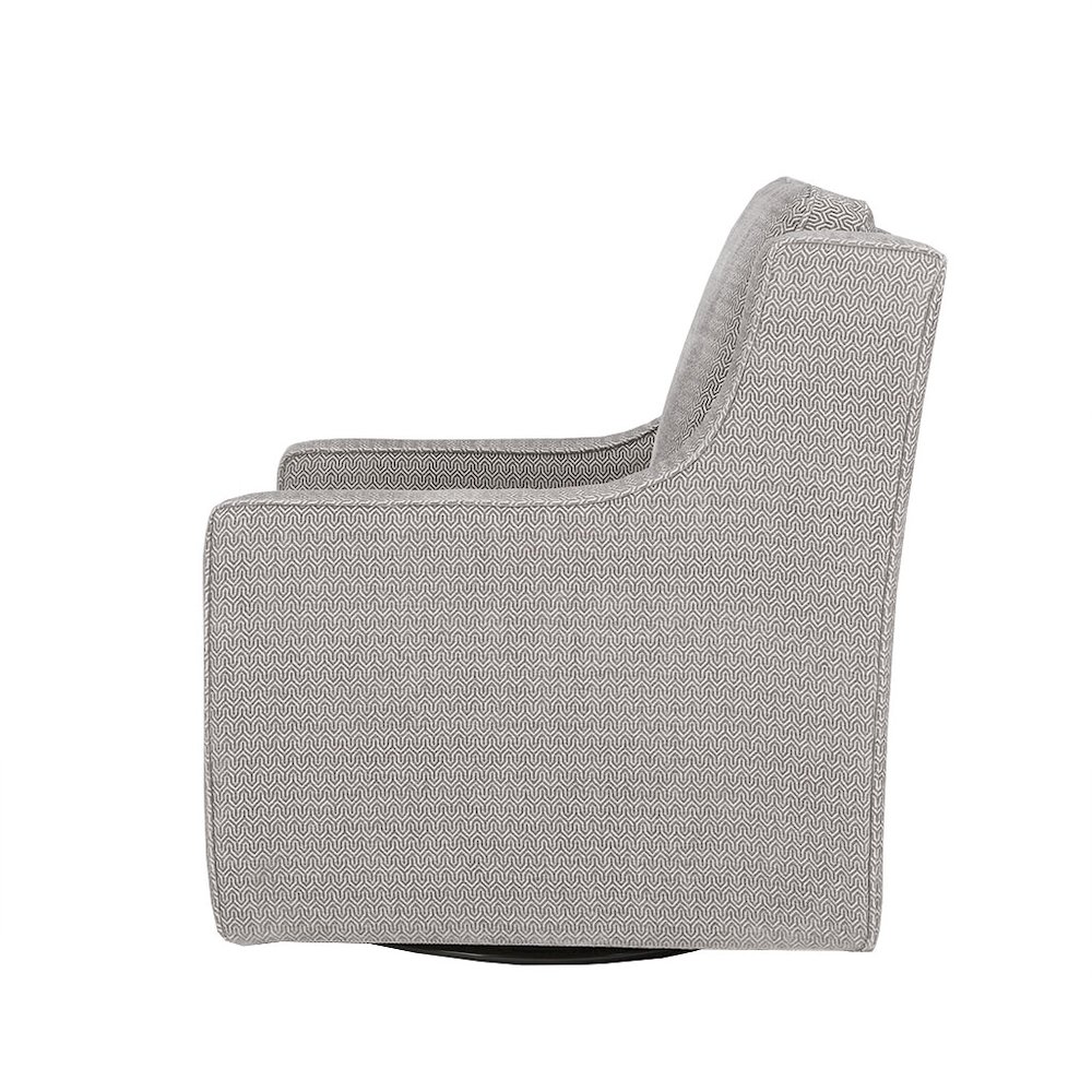 Chenille Swivel Chair. Picture 2