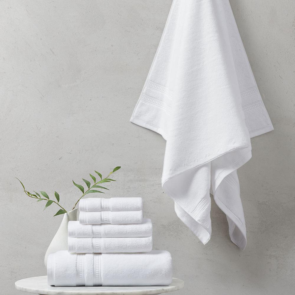 100% Cotton Feather Touch Antimicrobial Towel 6 Piece Set. Picture 4