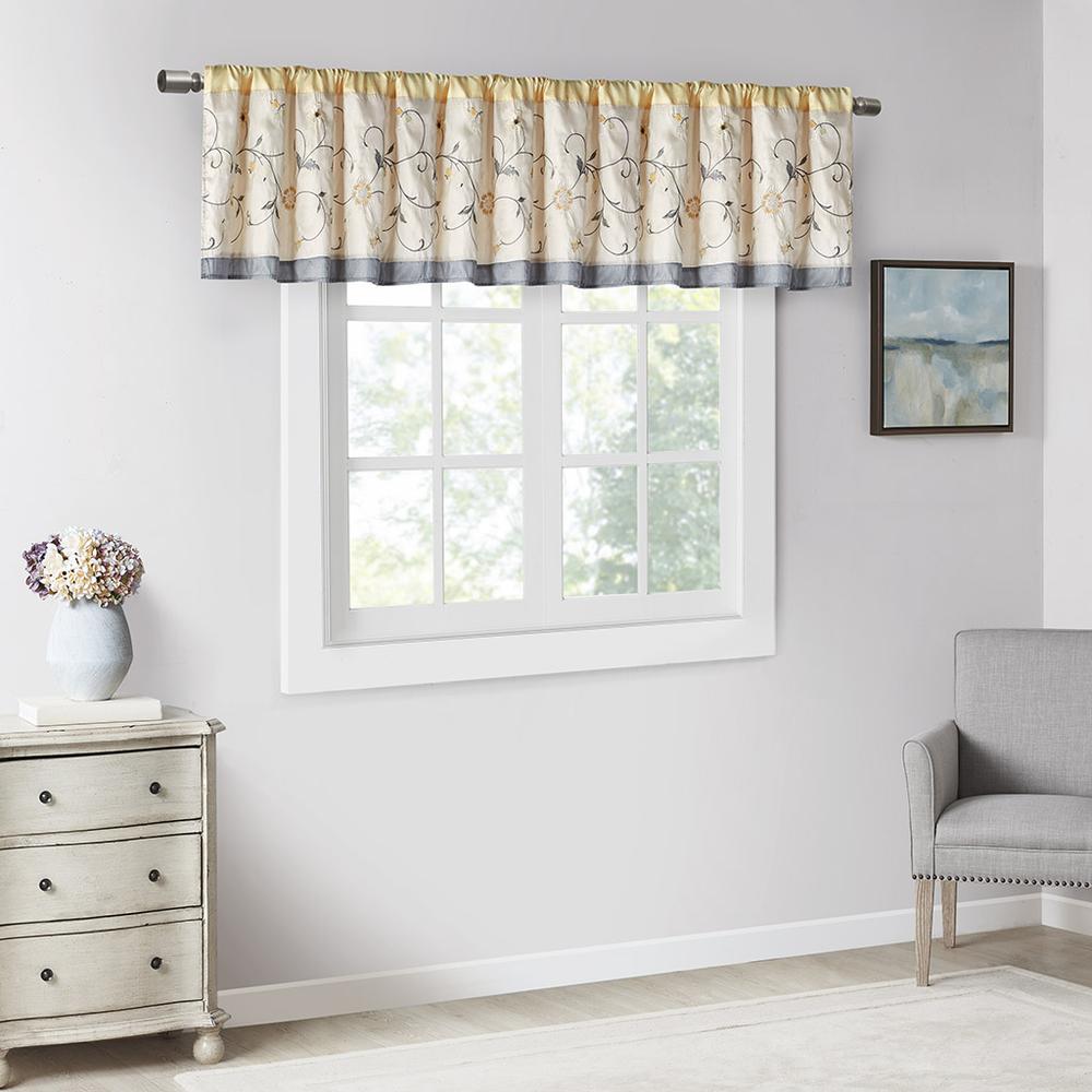 Embroidered Window Valance. Picture 5