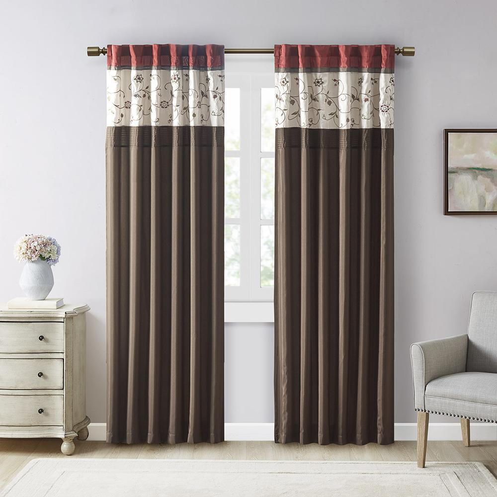 Embroidered Curtain Panel. Picture 3