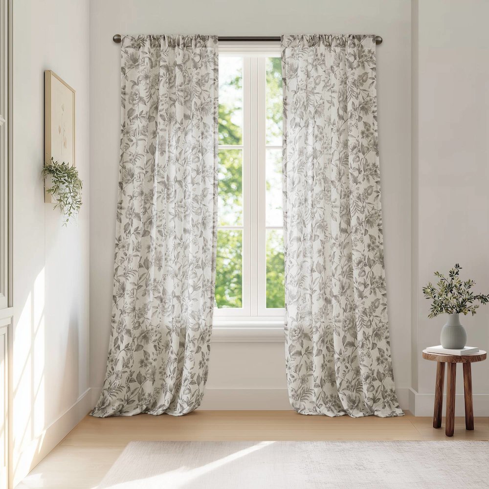 Lana Floral Window Panel. Picture 4