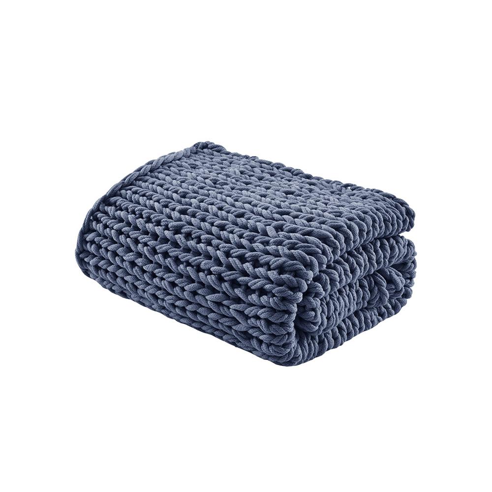 Chunky Twice Knit Handmade Throw, Belen Kox. Picture 1