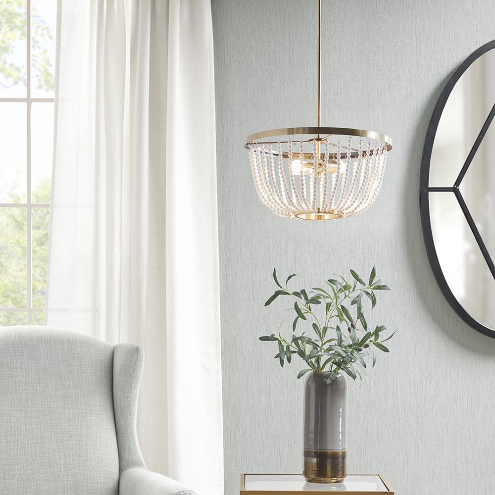 2-Light Beaded Chandelier. Picture 5