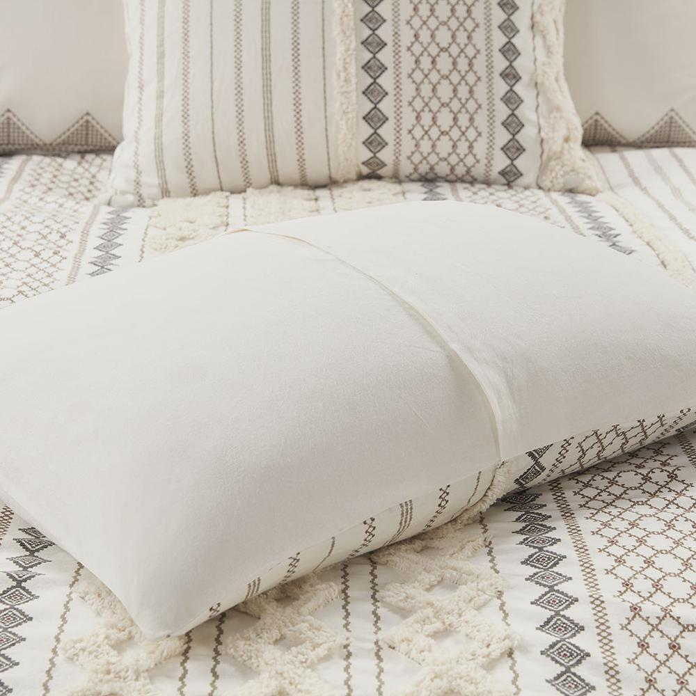 Imani Geometric Print Cotton Duvet Cover Set, Belen Kox. Picture 4