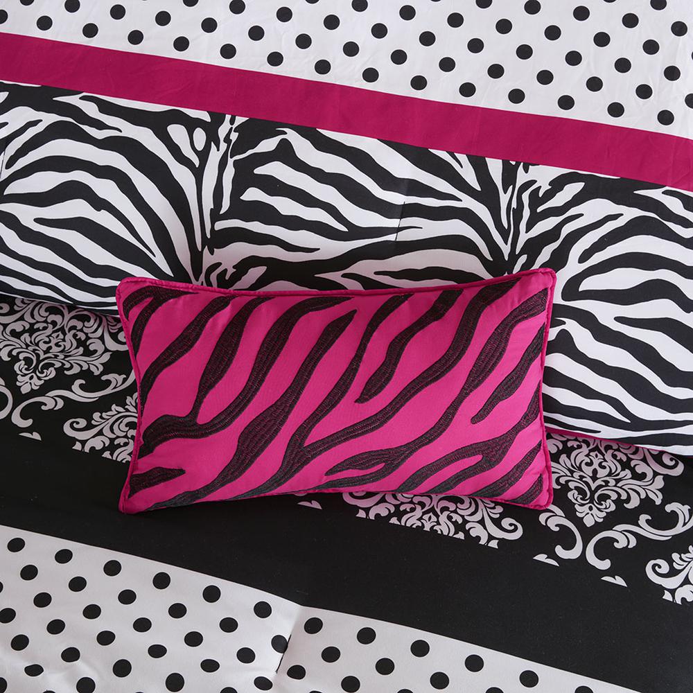 Reagan Pink Printed Comforter Set, Belen Kox. Picture 3