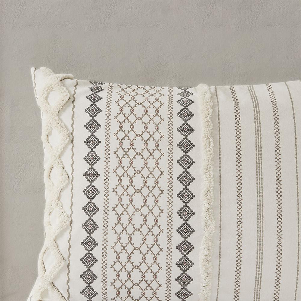 Imani Geometric Print Cotton Duvet Cover Set, Belen Kox. Picture 2