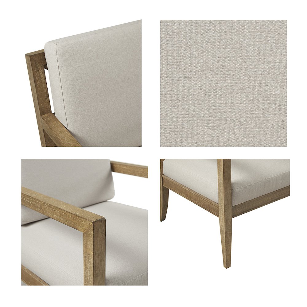 Upholstered Accent Armchair. Picture 1