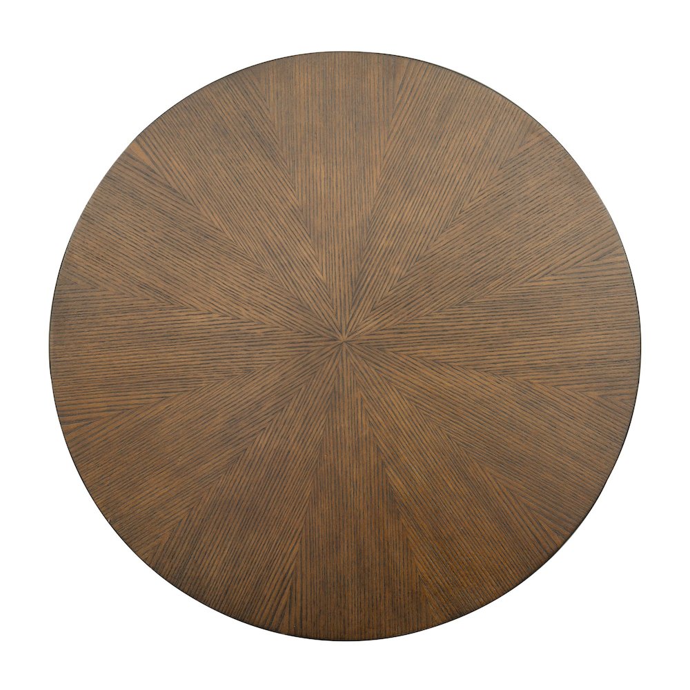 Sadie Accent Table, Walnut Brown color. Picture 5