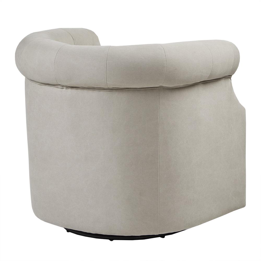 Transitional Swivel Barrel Chair, Belen Kox. Picture 4