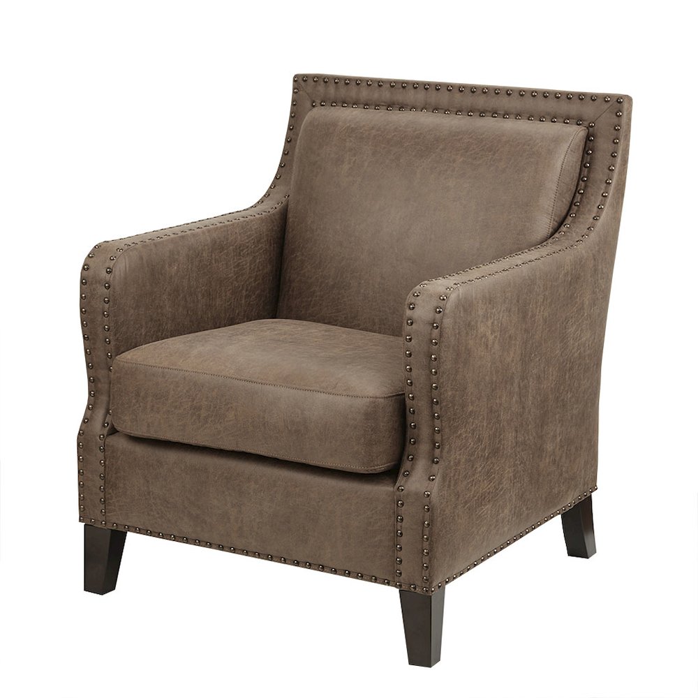 Shasta Accent Chair, Brown color. Picture 4
