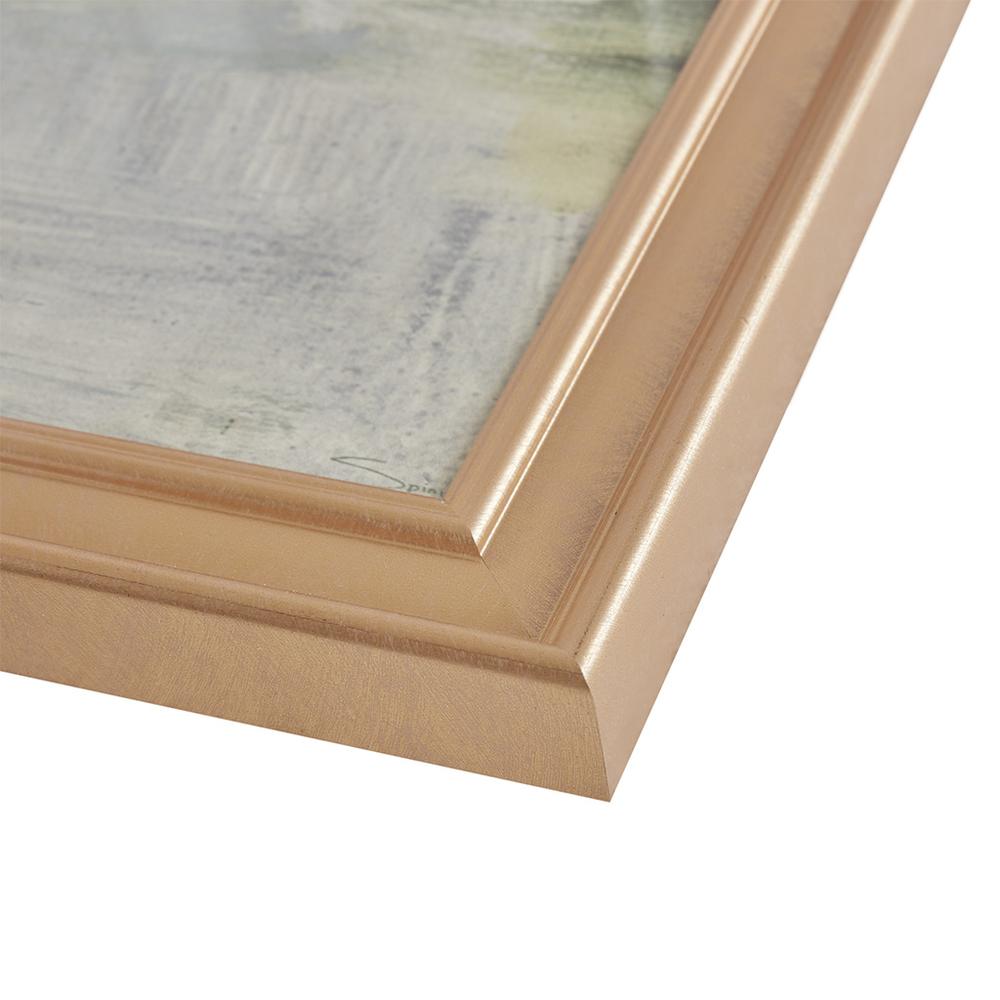 Abstract Landscape Framed Glass Wall Art. Picture 2