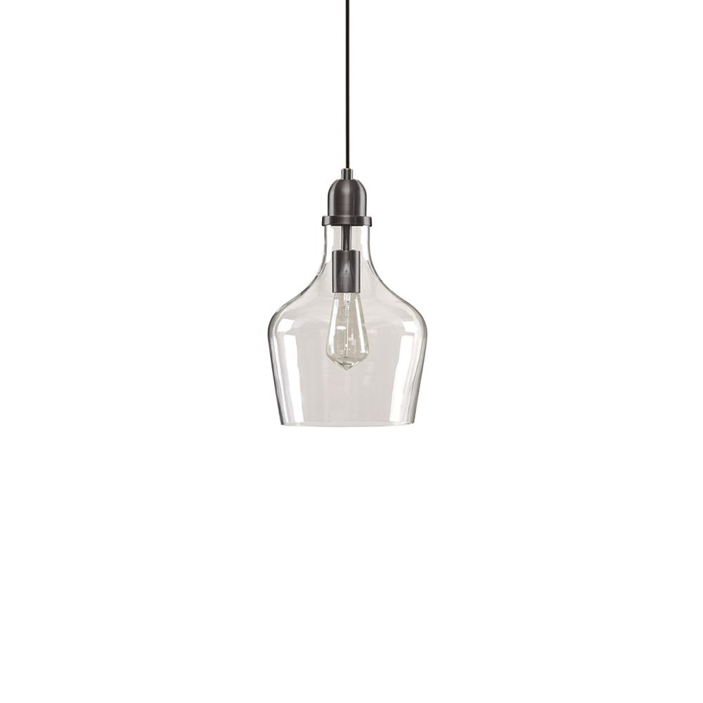 Bell Shaped Glass Pendant. Picture 3