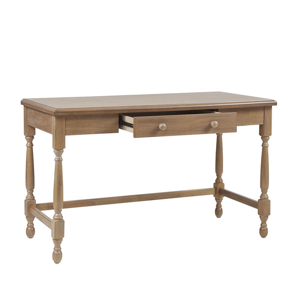 Solid Wood Desk with 1 Drawer and turned legs. Picture 3