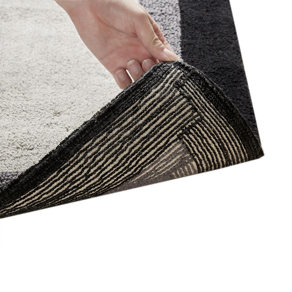 Amherst Cotton Bathroom Rug - Black, Belen Kox. Picture 5