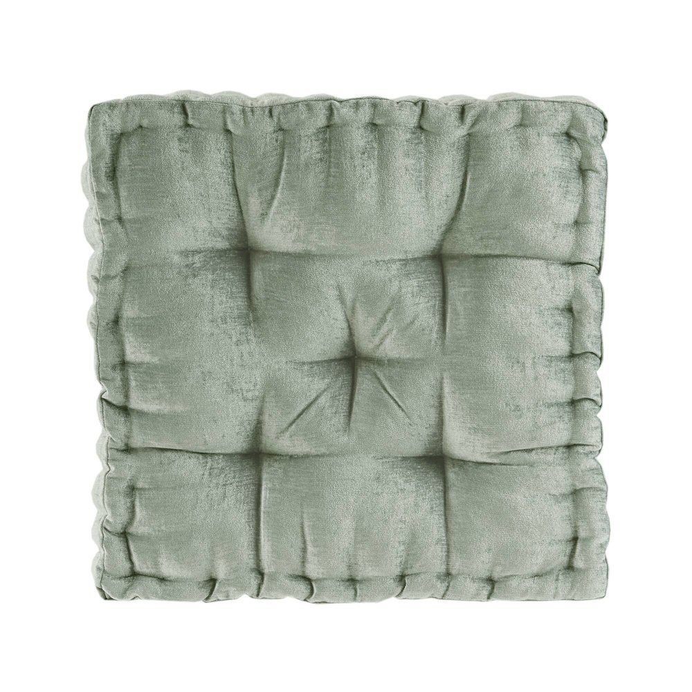 Azza Poly Chenille Square Floor Pillow Cushion Compress Pack. Picture 3