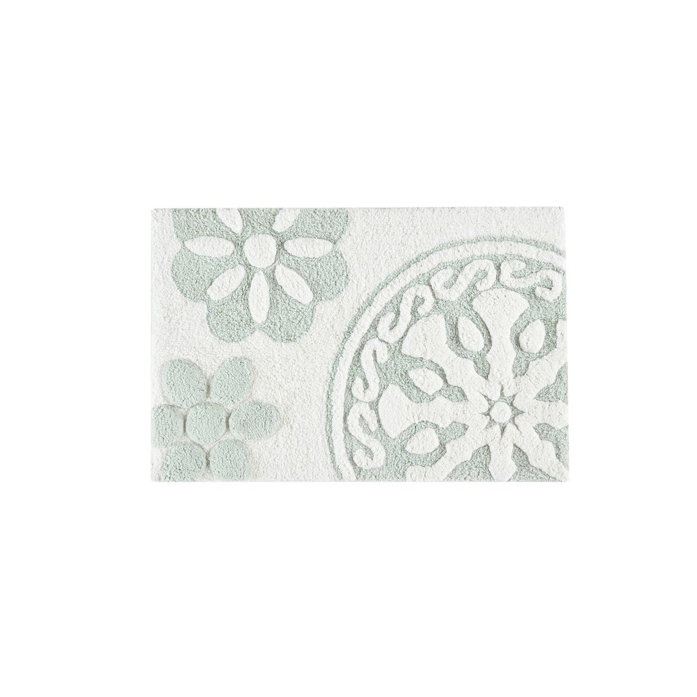 Casablanca Medallion Cotton Tufted Bath Rug. Picture 4
