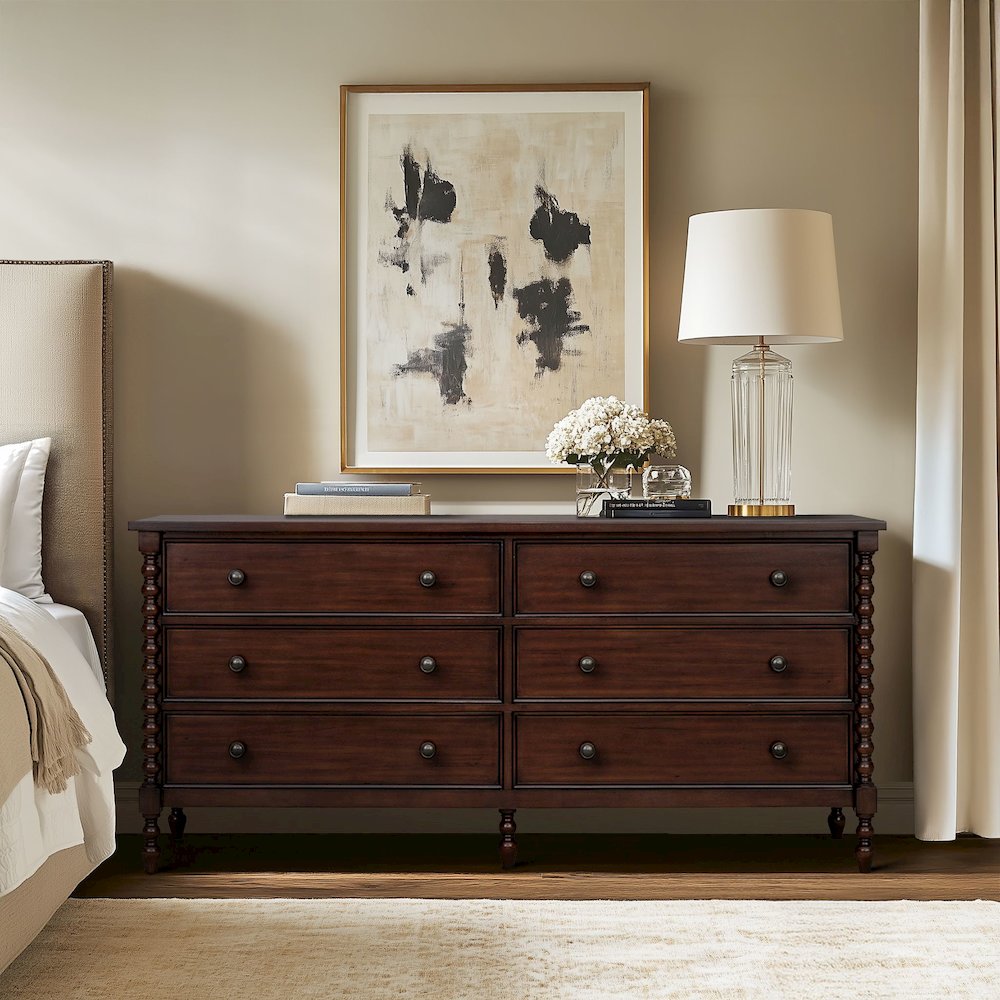 Beckett Large Dresser, Morocco Brown color. Picture 2