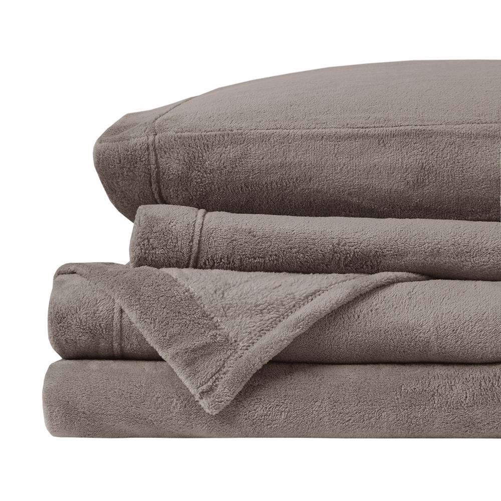 100% Polyester Knitted Plush Sheet Set,BL20-0451. Picture 7