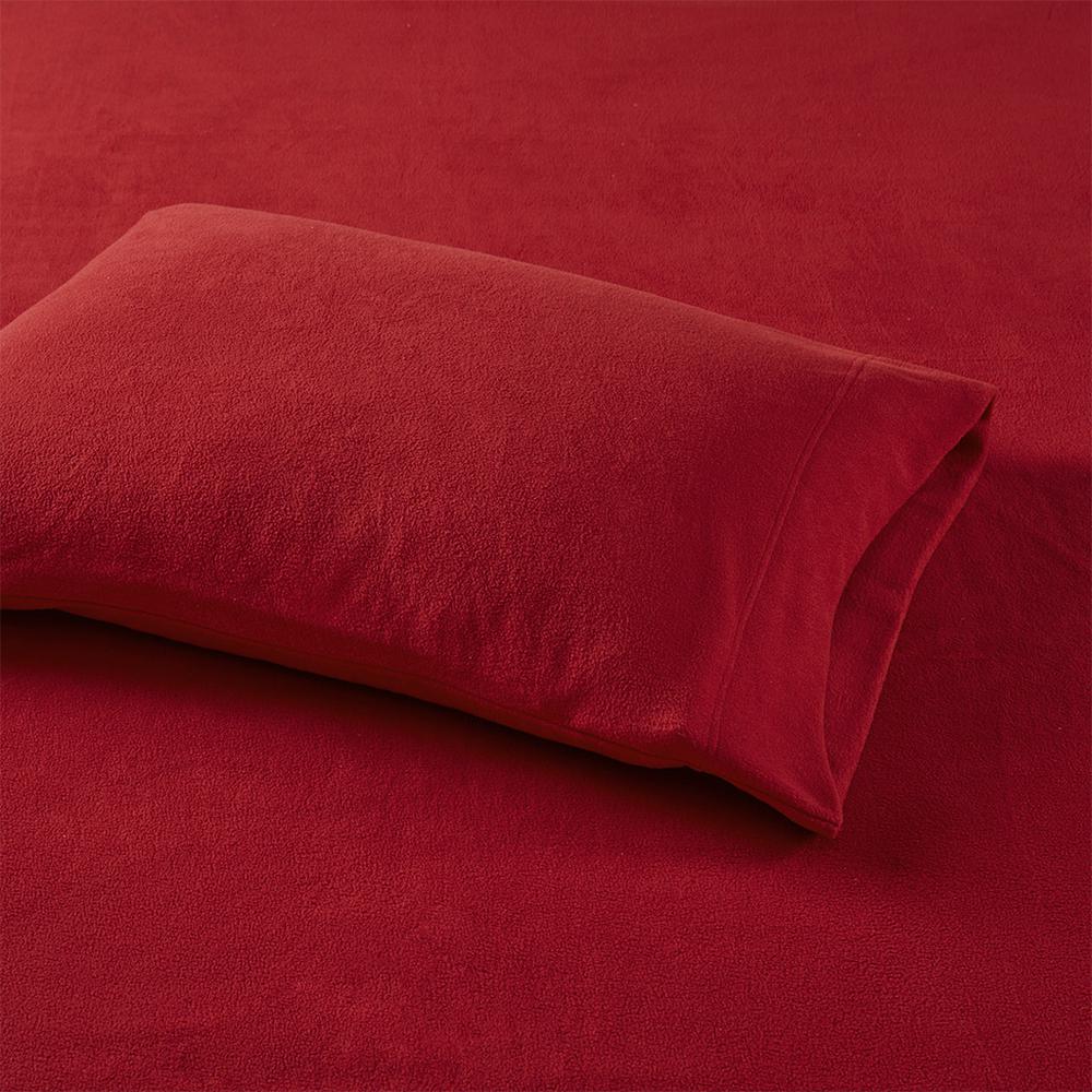 100% Polyester Knitted Micro Fleece Solid Sheet Set,SHET20-740. Picture 1