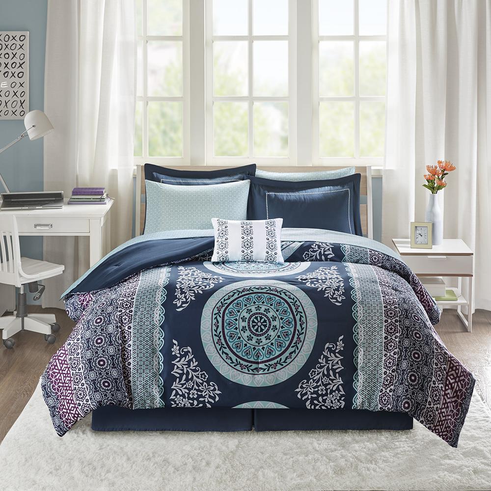Bohemian Bliss 9-Piece Printed Comforter with Sheet Set, Belen Kox. Picture 4