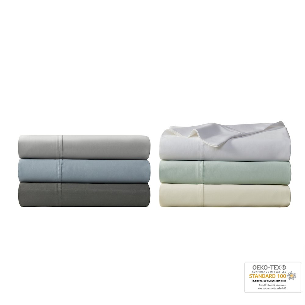 1000 Thread Count HeiQ Smart Temperature Cotton Blend 4 PC Sheet Set. Picture 3