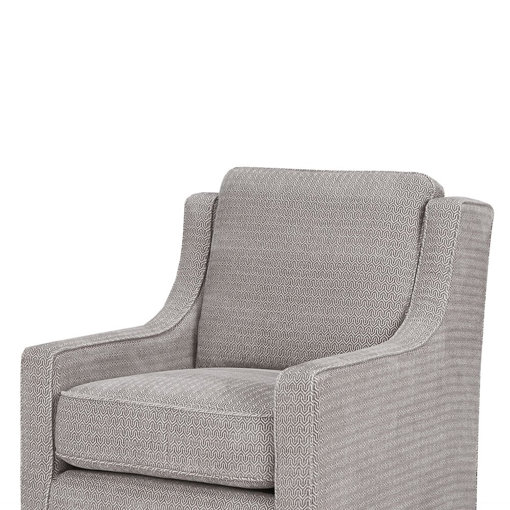 Chenille Swivel Chair. Picture 5