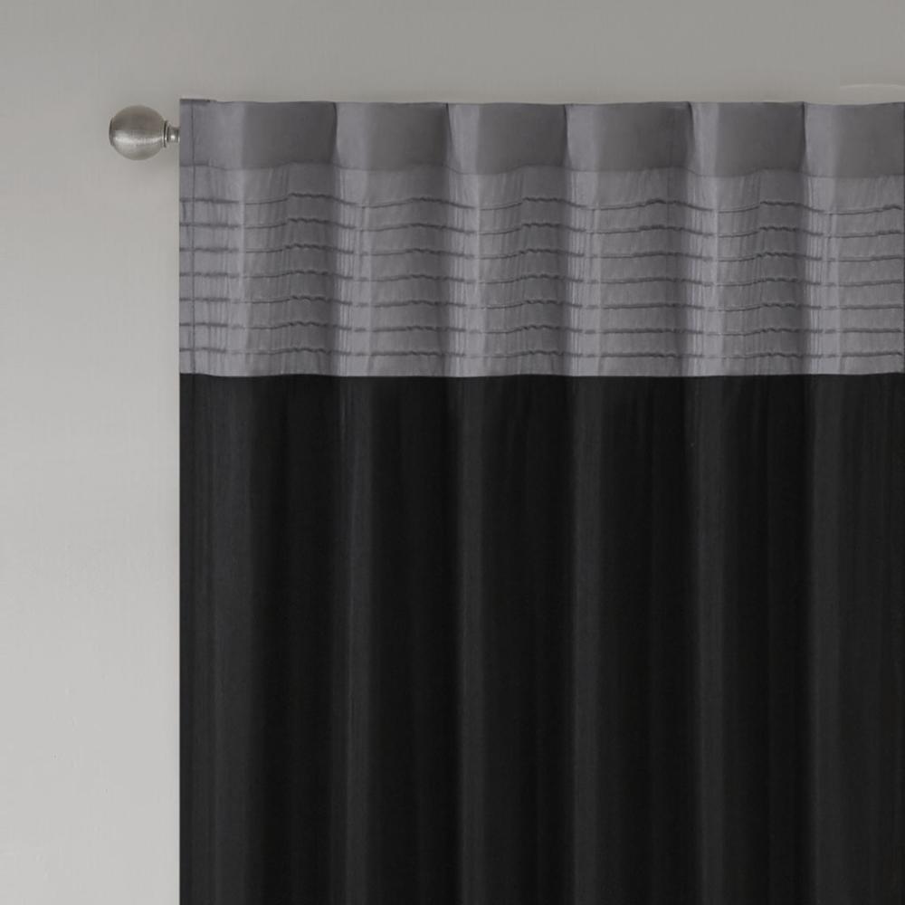 Polyoni Pintuck Curtain Panel. Picture 1