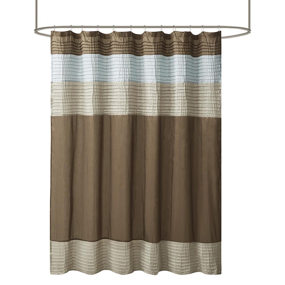 Faux Silk Shower Curtain. Picture 2