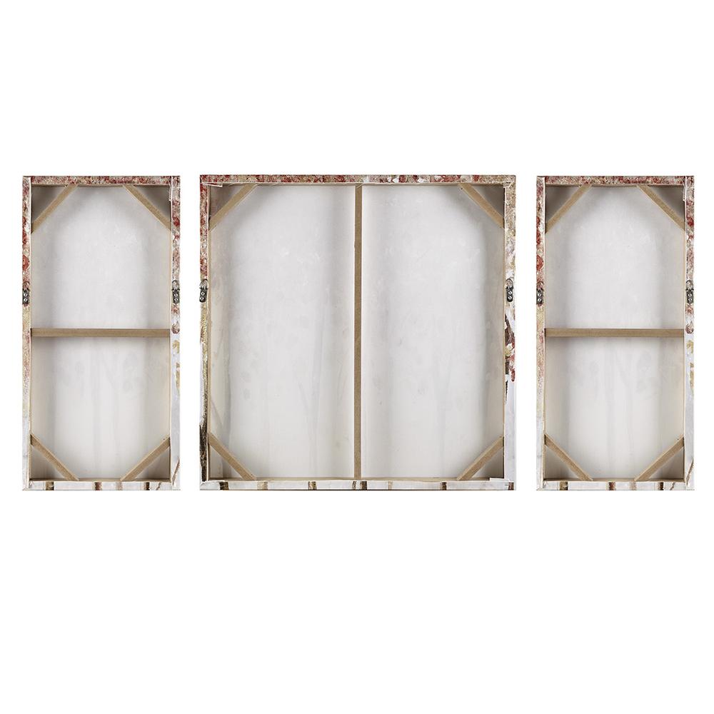 Triptych 3-piece Textured Canvas Wall Art Set. Picture 3