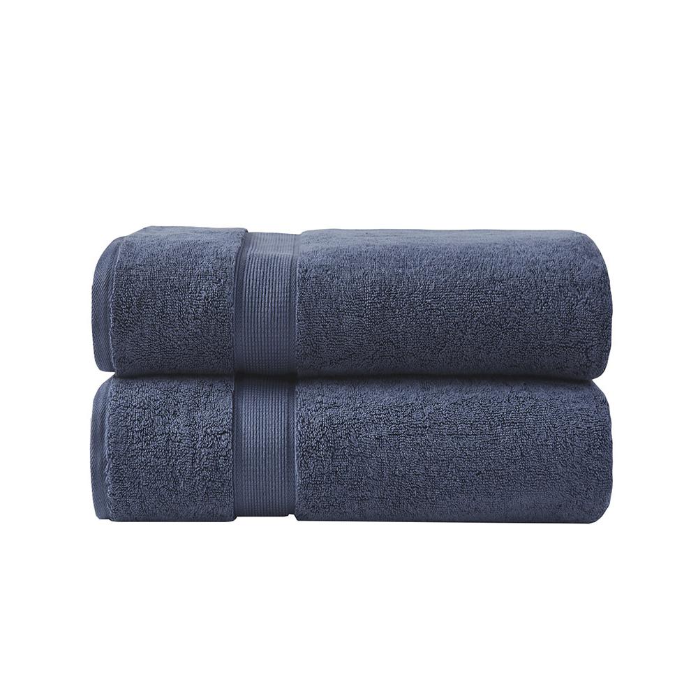 100% Cotton Bath Sheet Antimicrobial 2 Piece Set. Picture 5