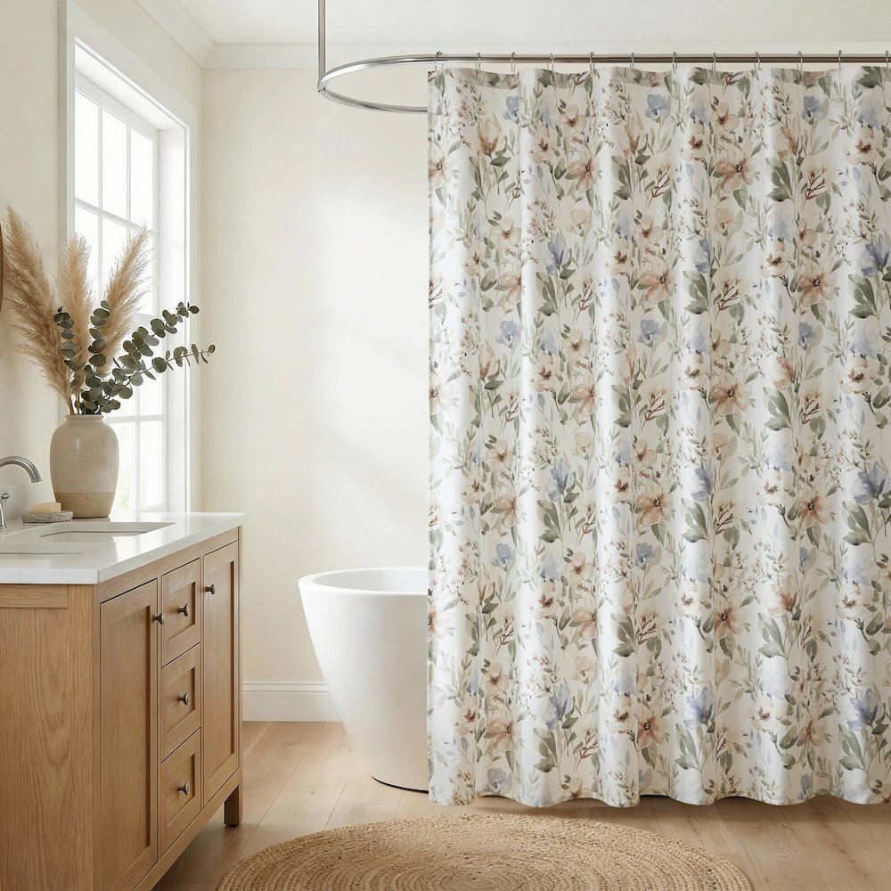 Herbal Shower Curtain. Picture 1