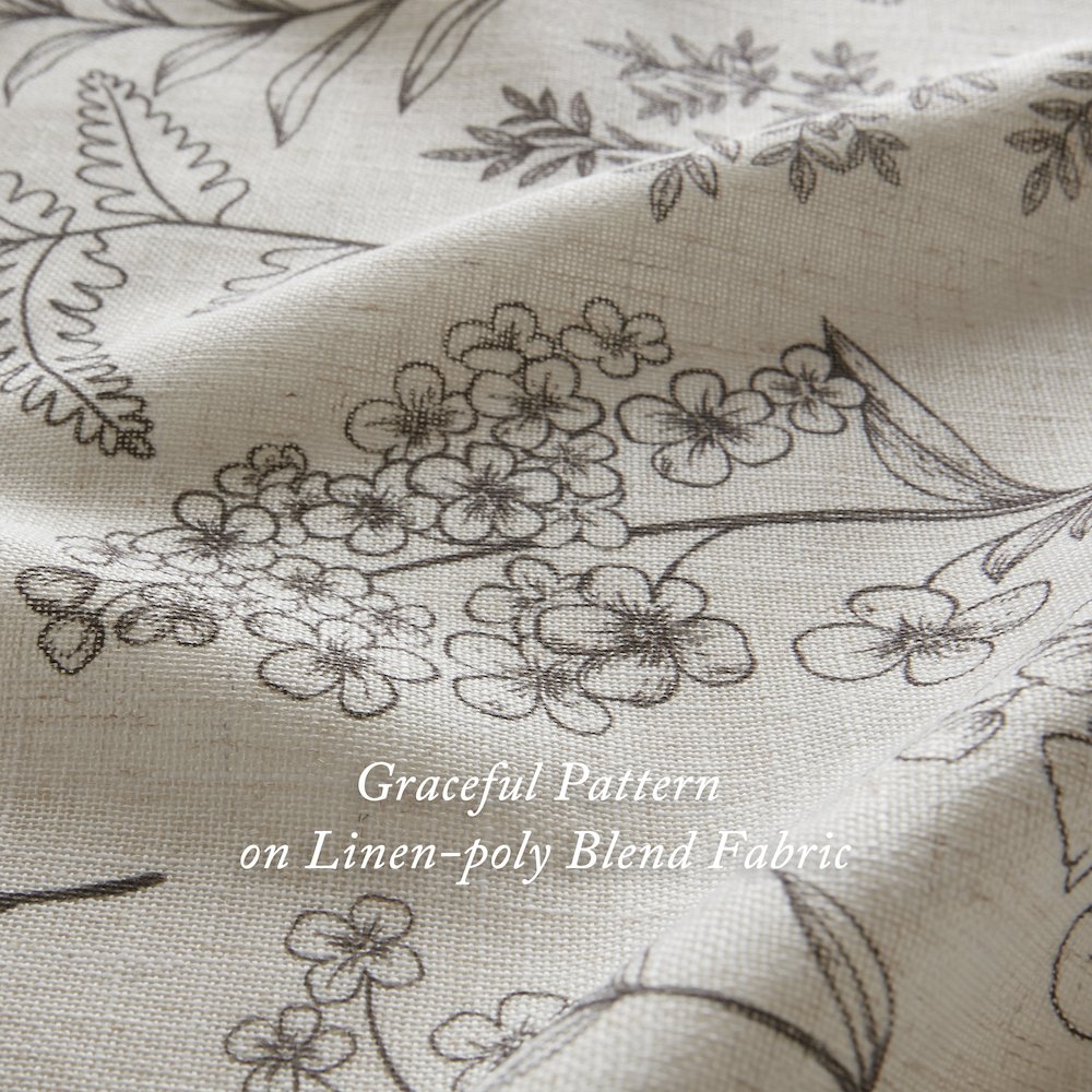 Aria Floral Window Panel. Picture 3