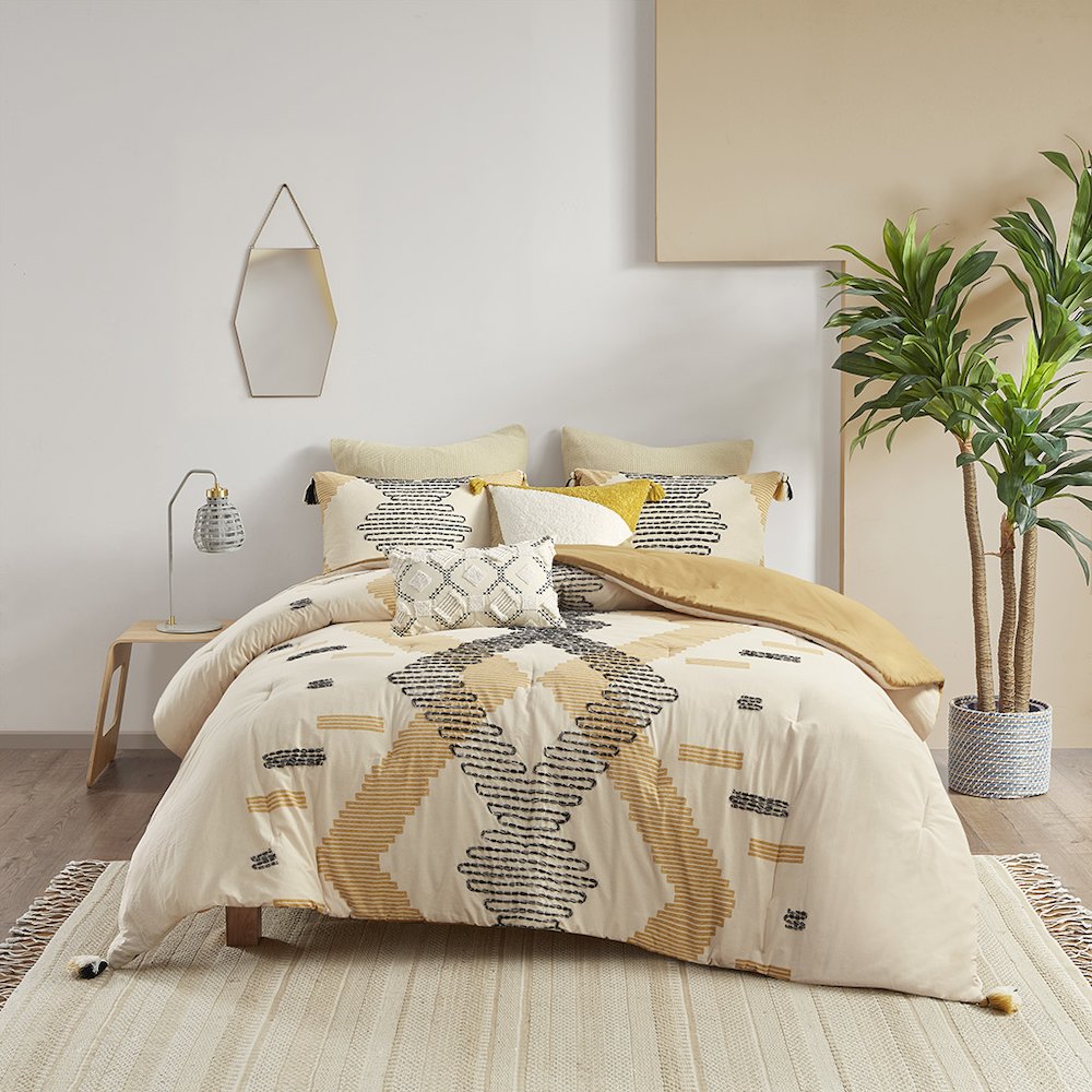 3 Piece Cotton Comforter Set. Picture 2