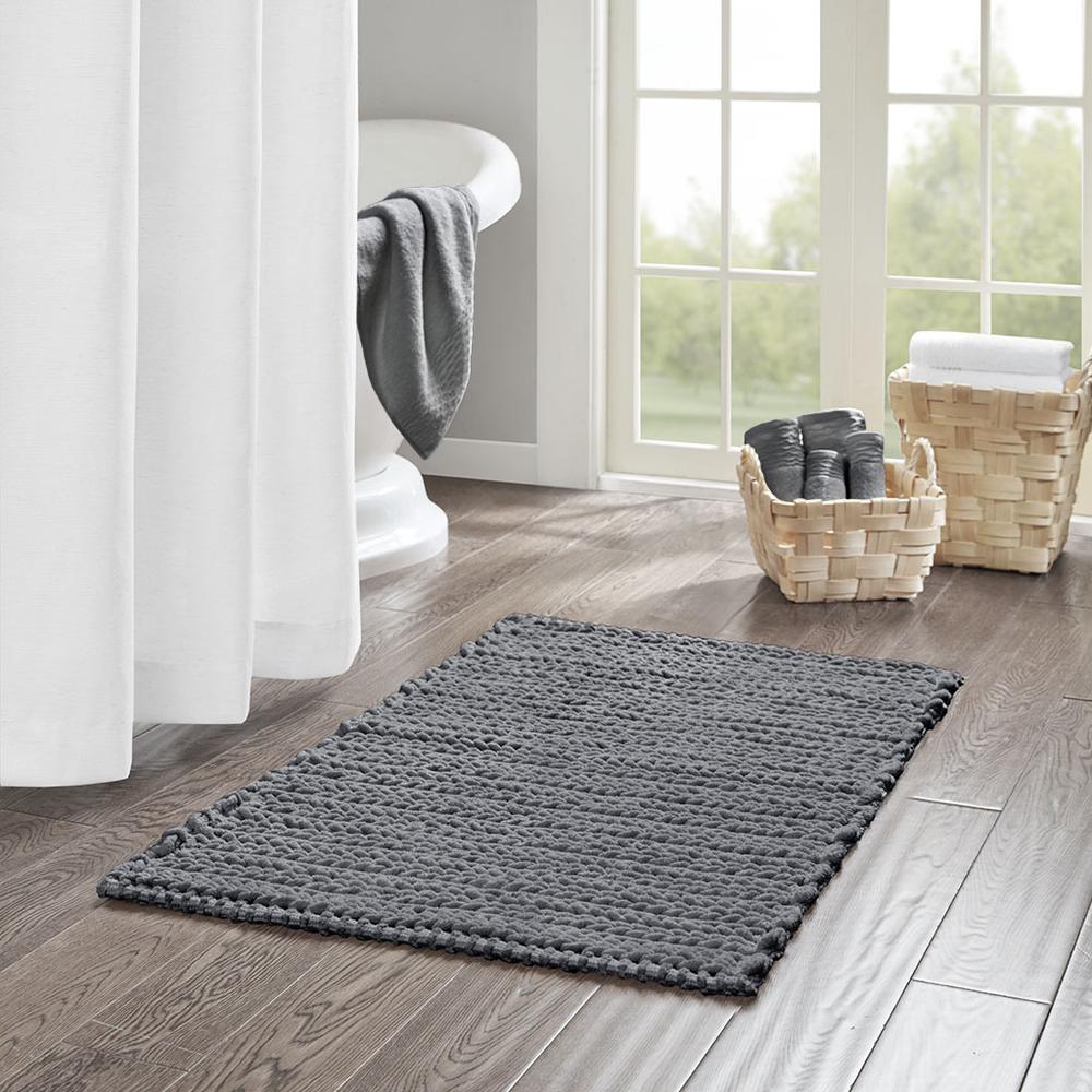 100% Cotton Chenille Chain Stitch Rug. Picture 3