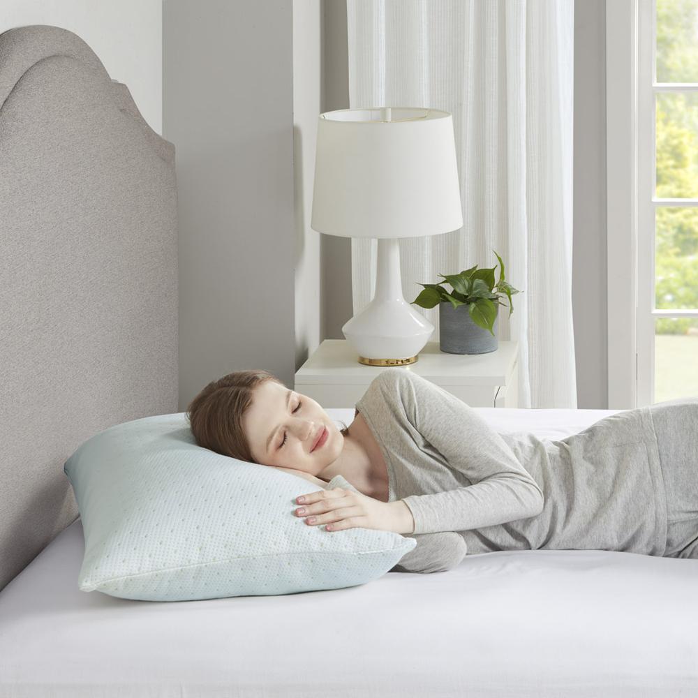Shredded Memory Foam Pillow with Rayon from Bamboo Blend Cover. Picture 5