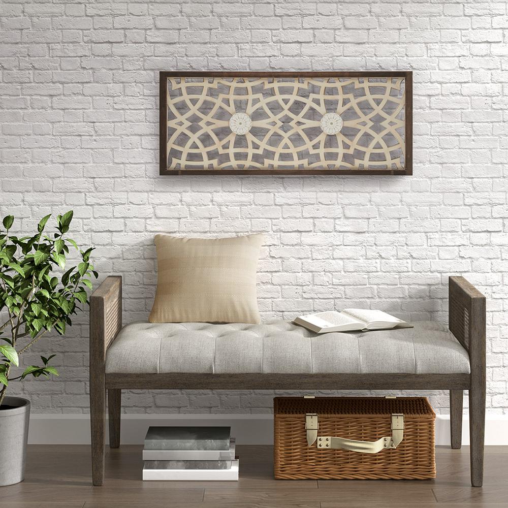 Two-tone Geometric Wall Decor. Picture 1